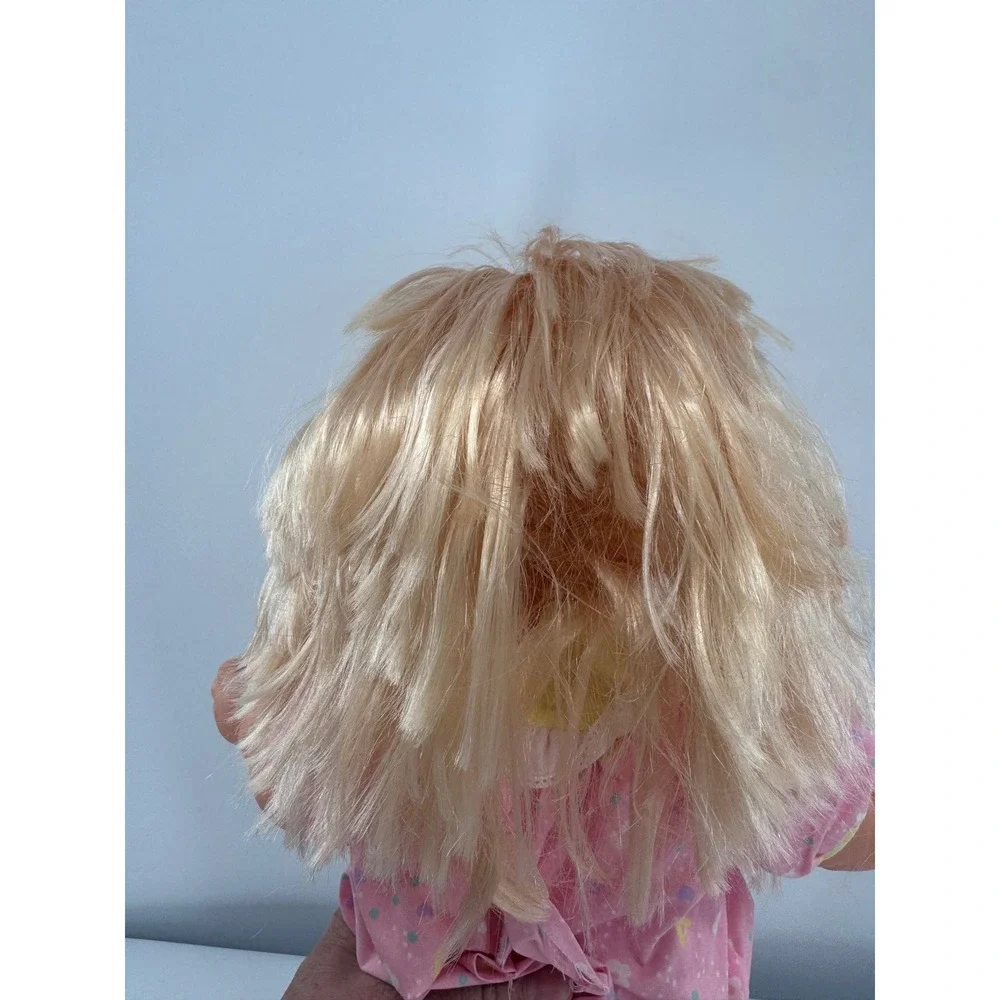 Toy Biz Vintage 1992 Baby Loves to Talk ‎ Doll Pink  Pajamas Interactive Talking